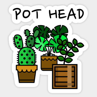 Pot Head Sticker